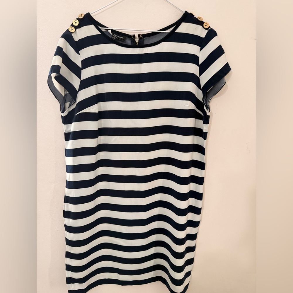 Striped Black and White Women's Top